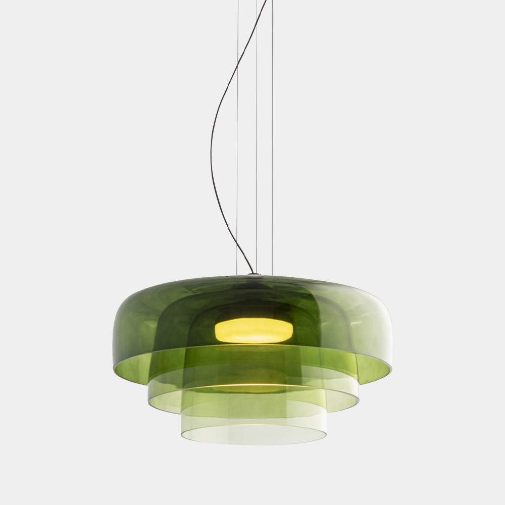 Aureon | Lampa wisząca z barwionego szkła