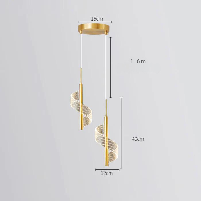 Spira | Lampa wisząca w spiralnym designie
