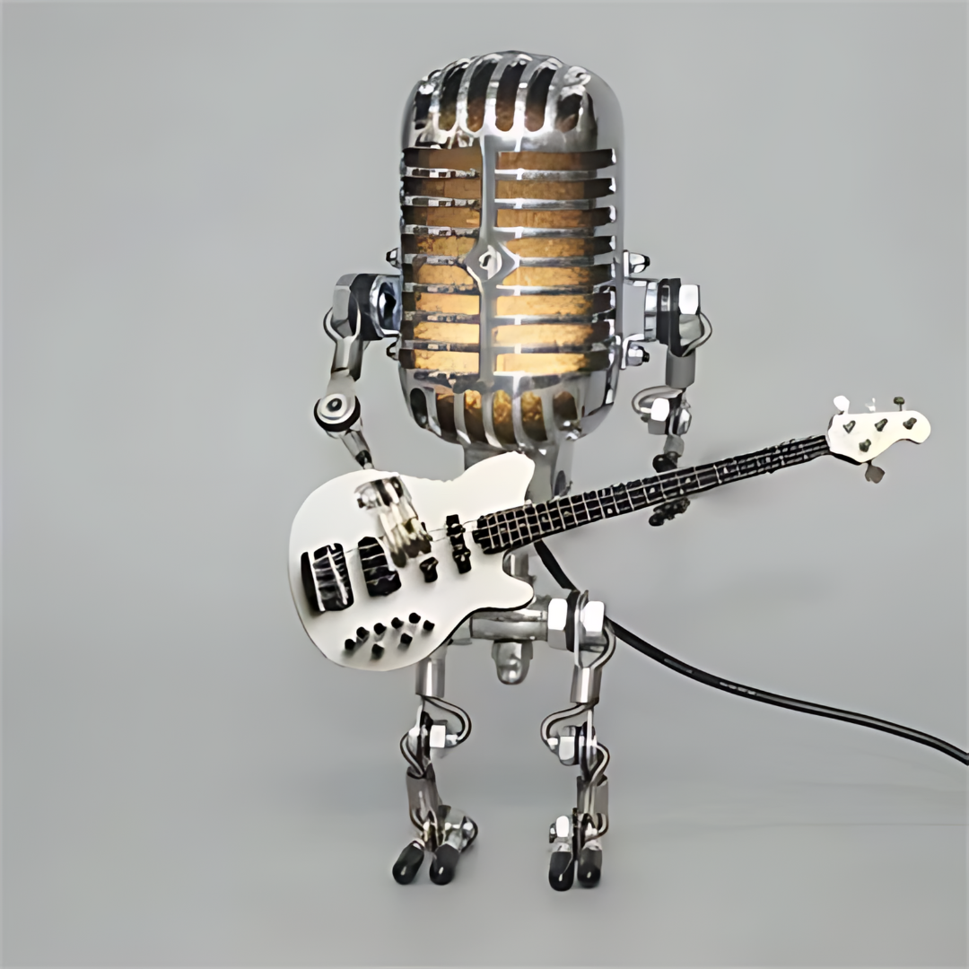 Rockaro | Lampa stołowa w kształcie mikrofonu
