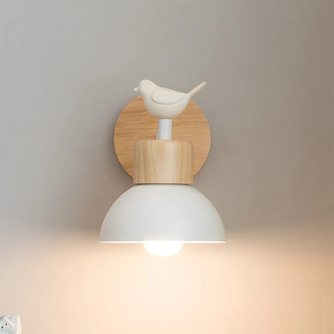 Nivara | Drewniana lampa ścienna