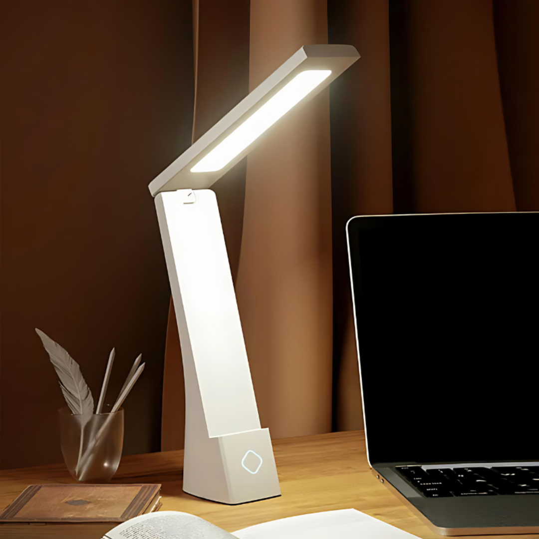 Składana lampa stołowa LED | Kompaktowe oświetlenie wewnętrzne