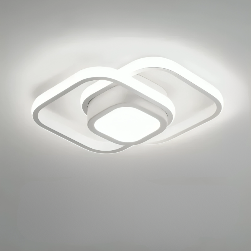 Geomodern | Lampa sufitowa LED o geometrycznym kształcie