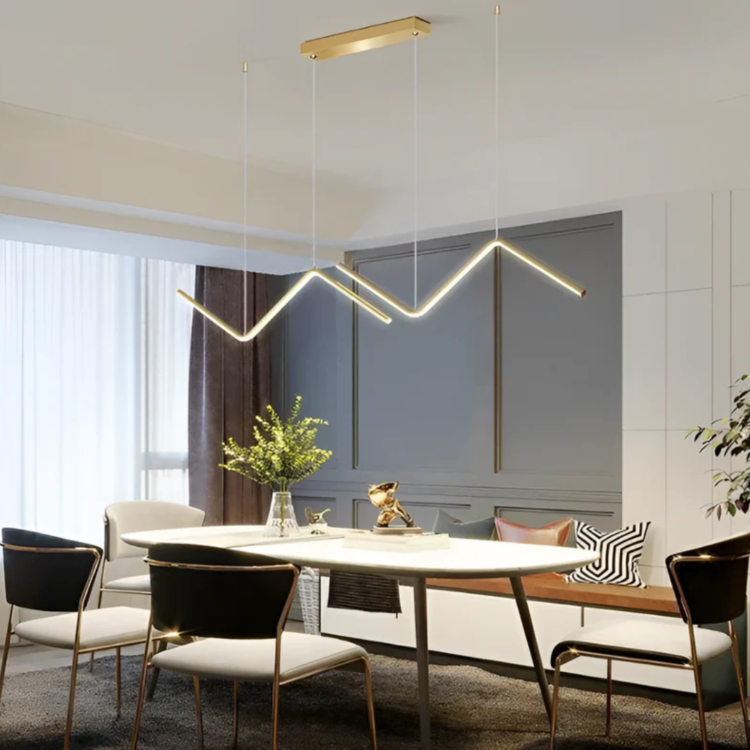 Lampa wisząca LED | Trójkątna lampa do domu