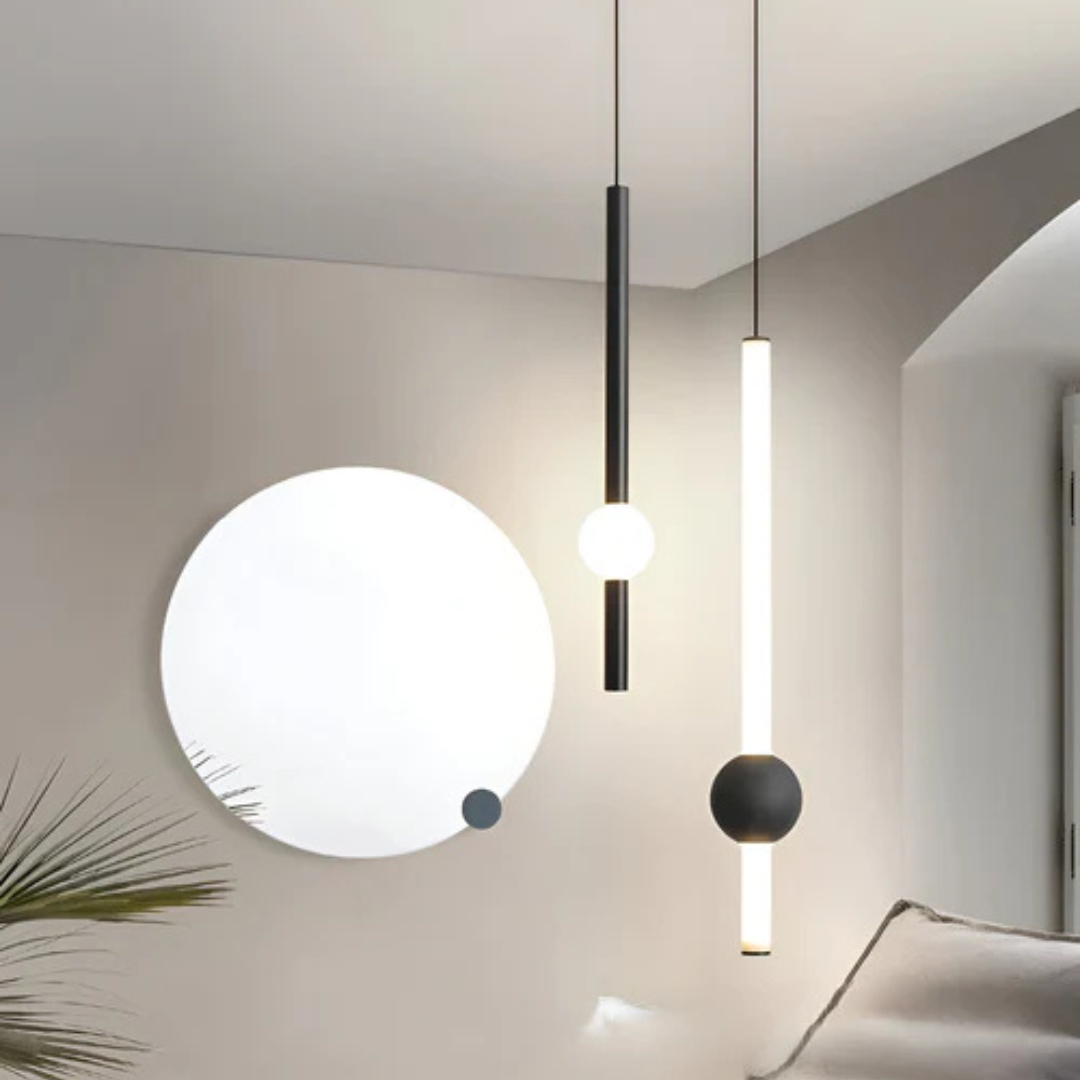 Lampa wisząca LED | Stylowy design do salonu