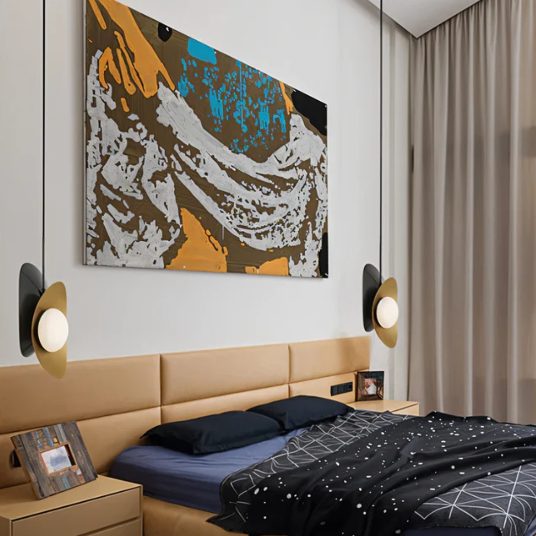 Designerska lampa wisząca LED | Oświetlenie do domu