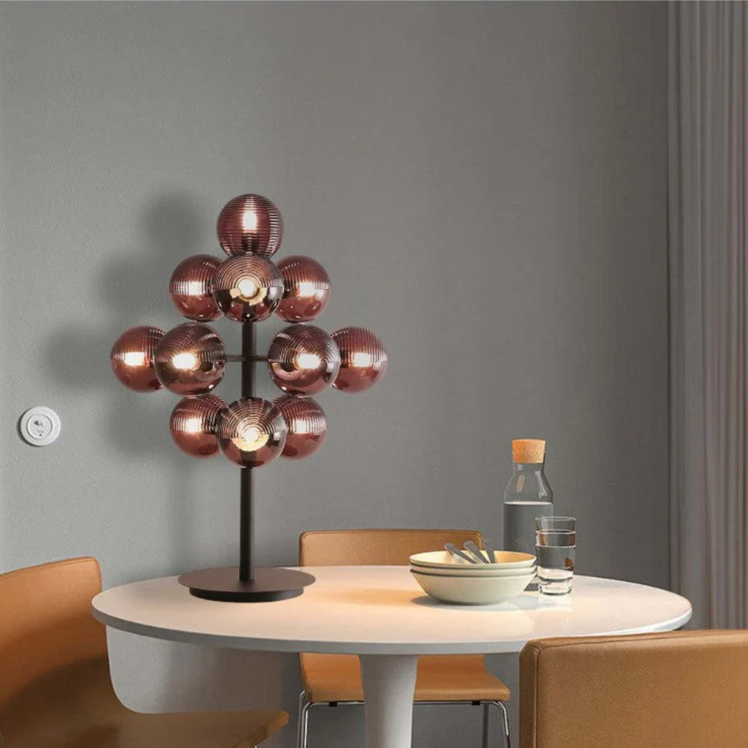 Lampa stołowa szklana | Oświetlenie salonu