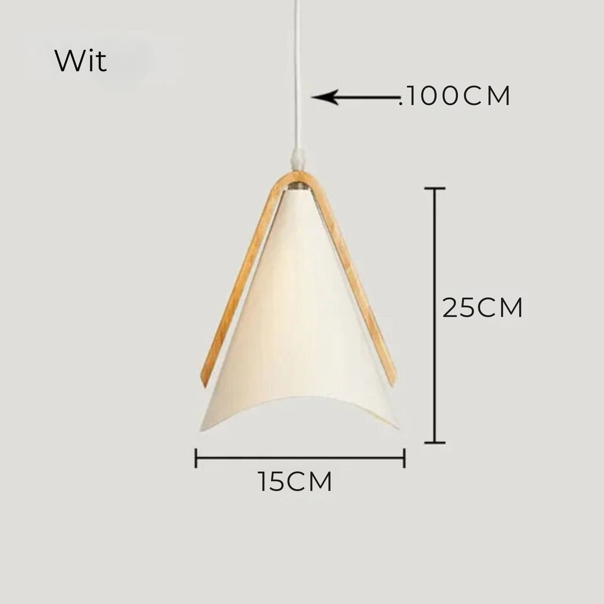 Teyra | Lampa wisząca w drewnianej ramie