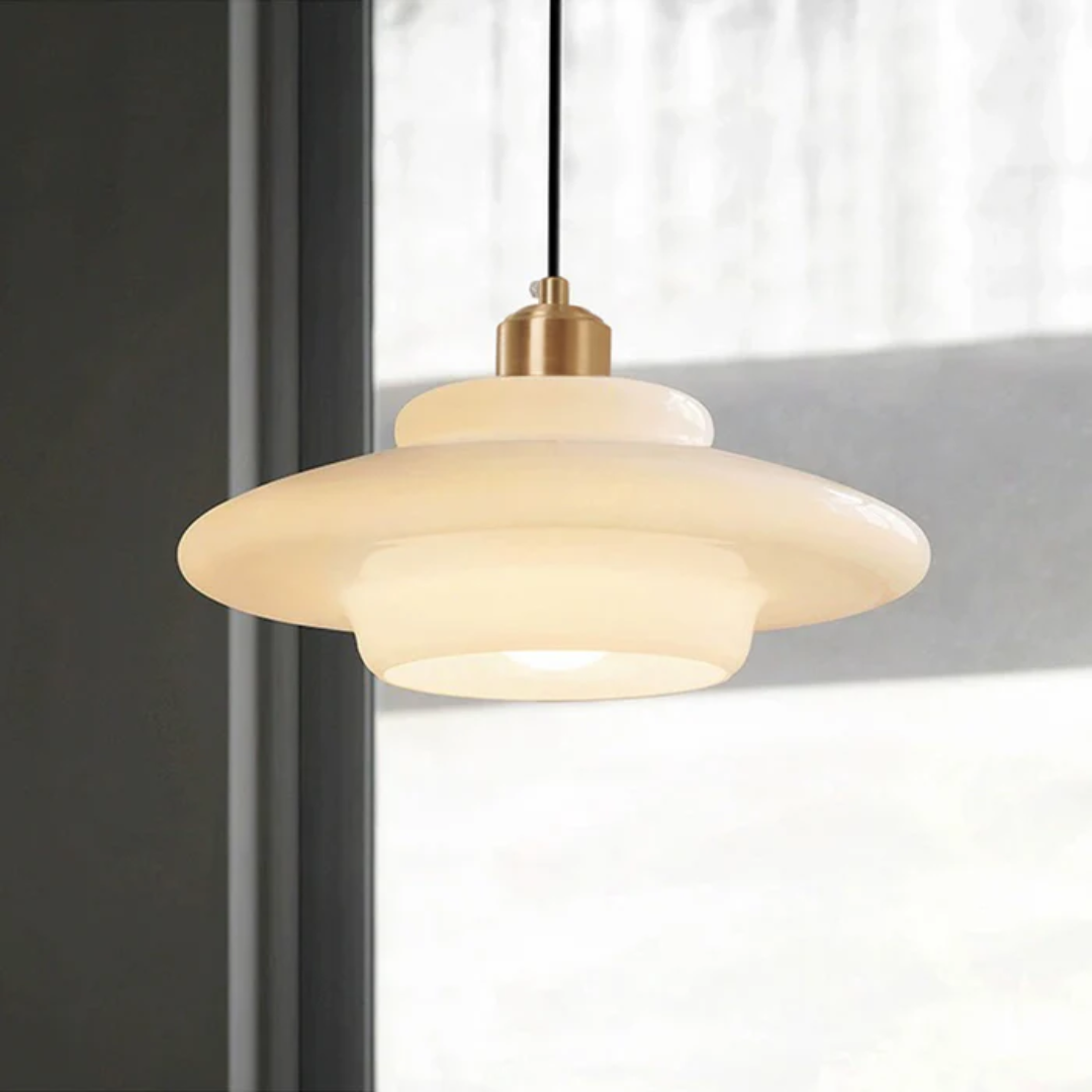 Lampa wisząca szklana | Lampa sufitowa do kuchni i salonu