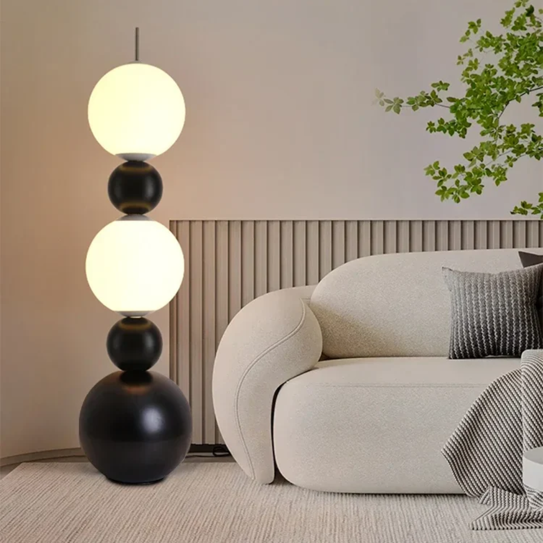 Orviana | Lampa podłogowa o kształcie kulistym