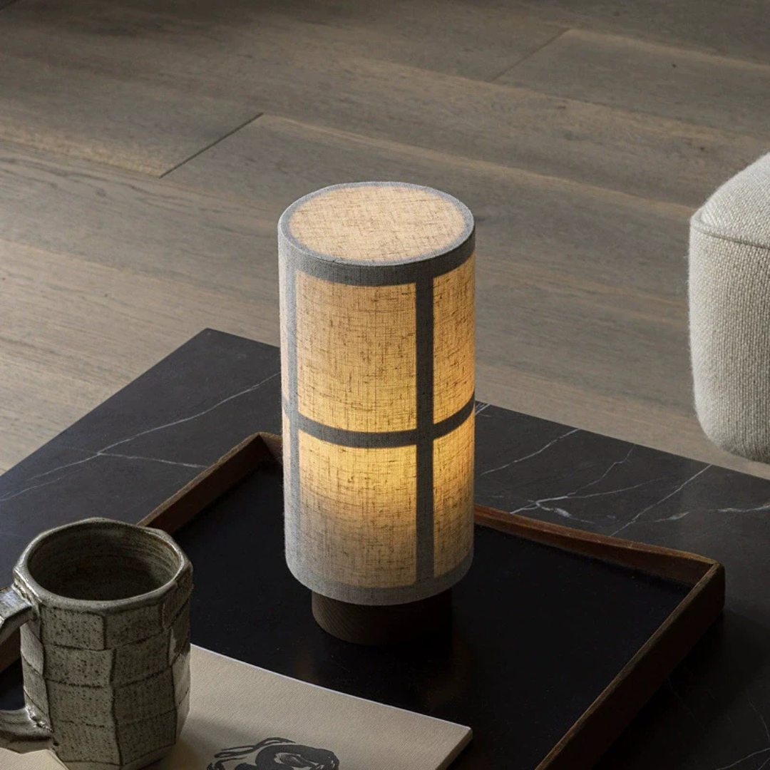 Zen | Japońska lampa stołowa z jedwabiu
