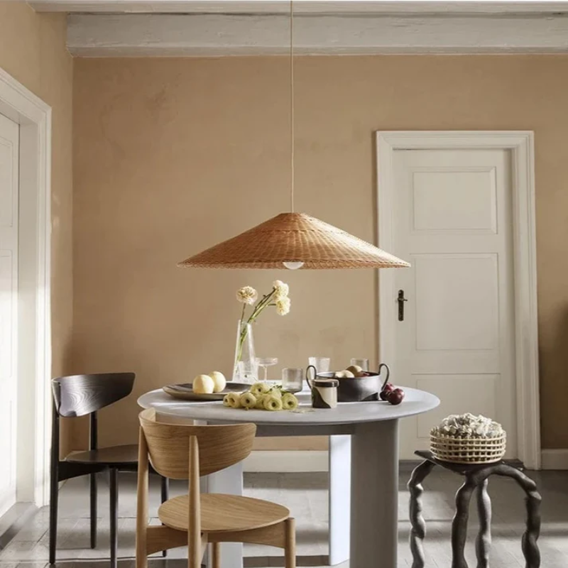 Ravena | Lampa wisząca w stylu rattanu