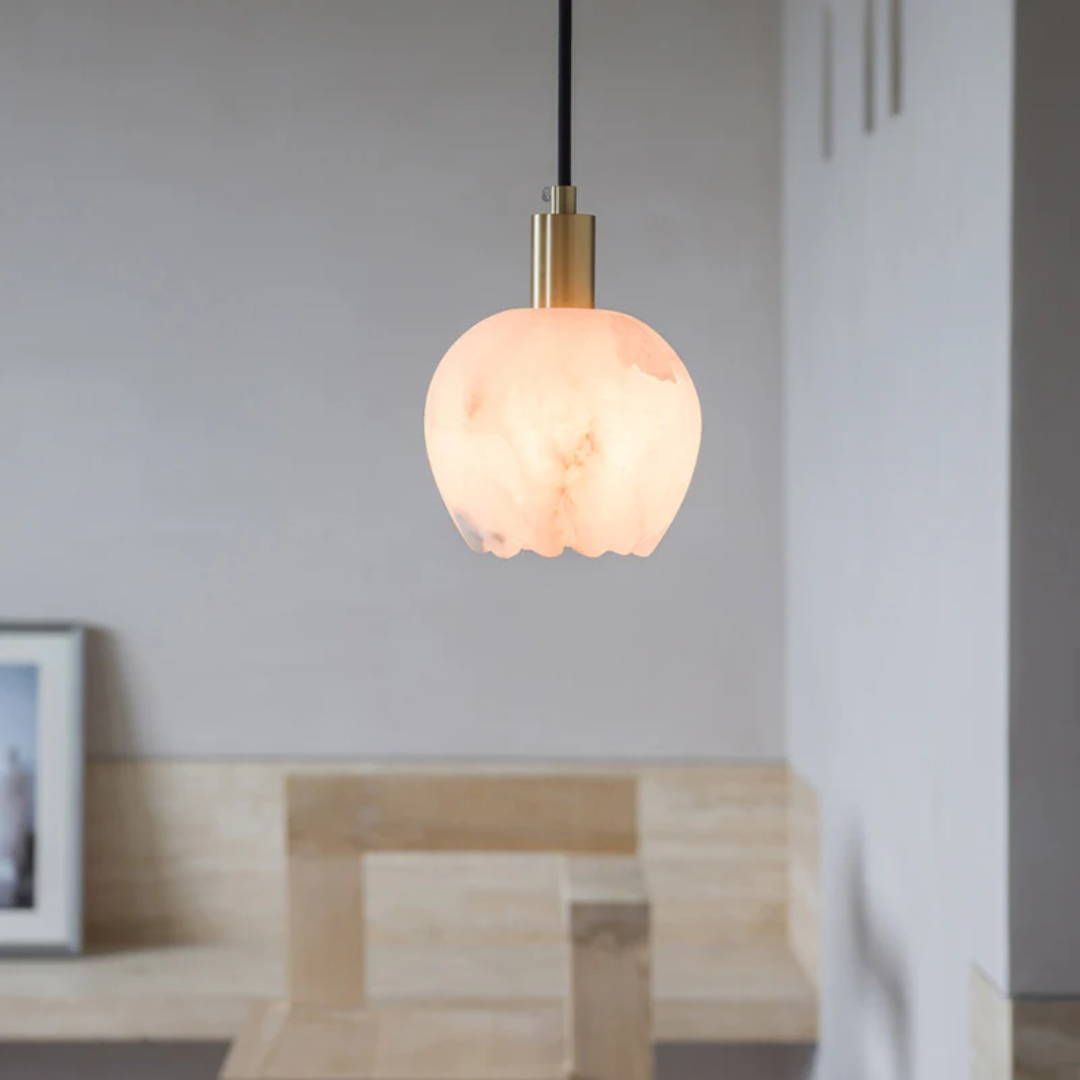 Alba | Lampa wisząca alabastrowa