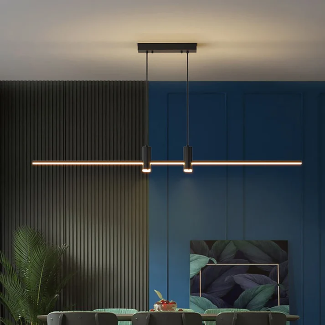 Arisca | Nowoczesna, podłużna lampa wisząca LED