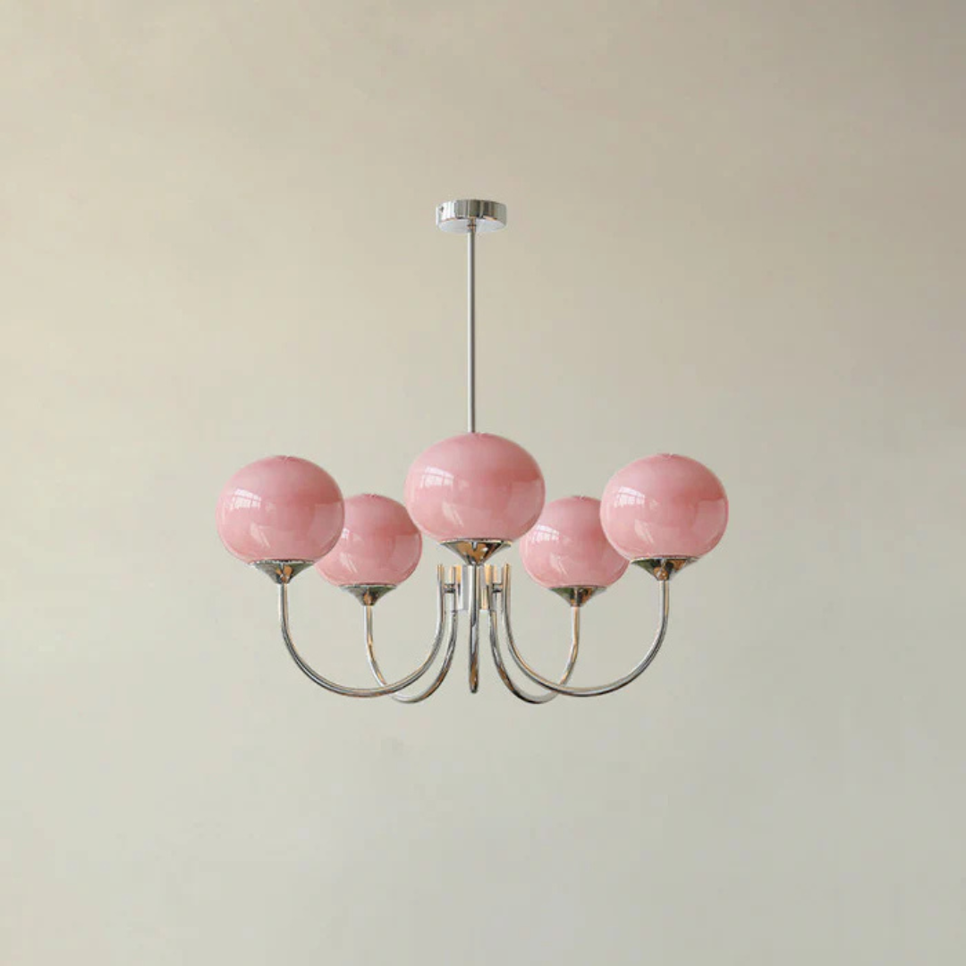 Aris | Designerska lampa wisząca z żyrandolem