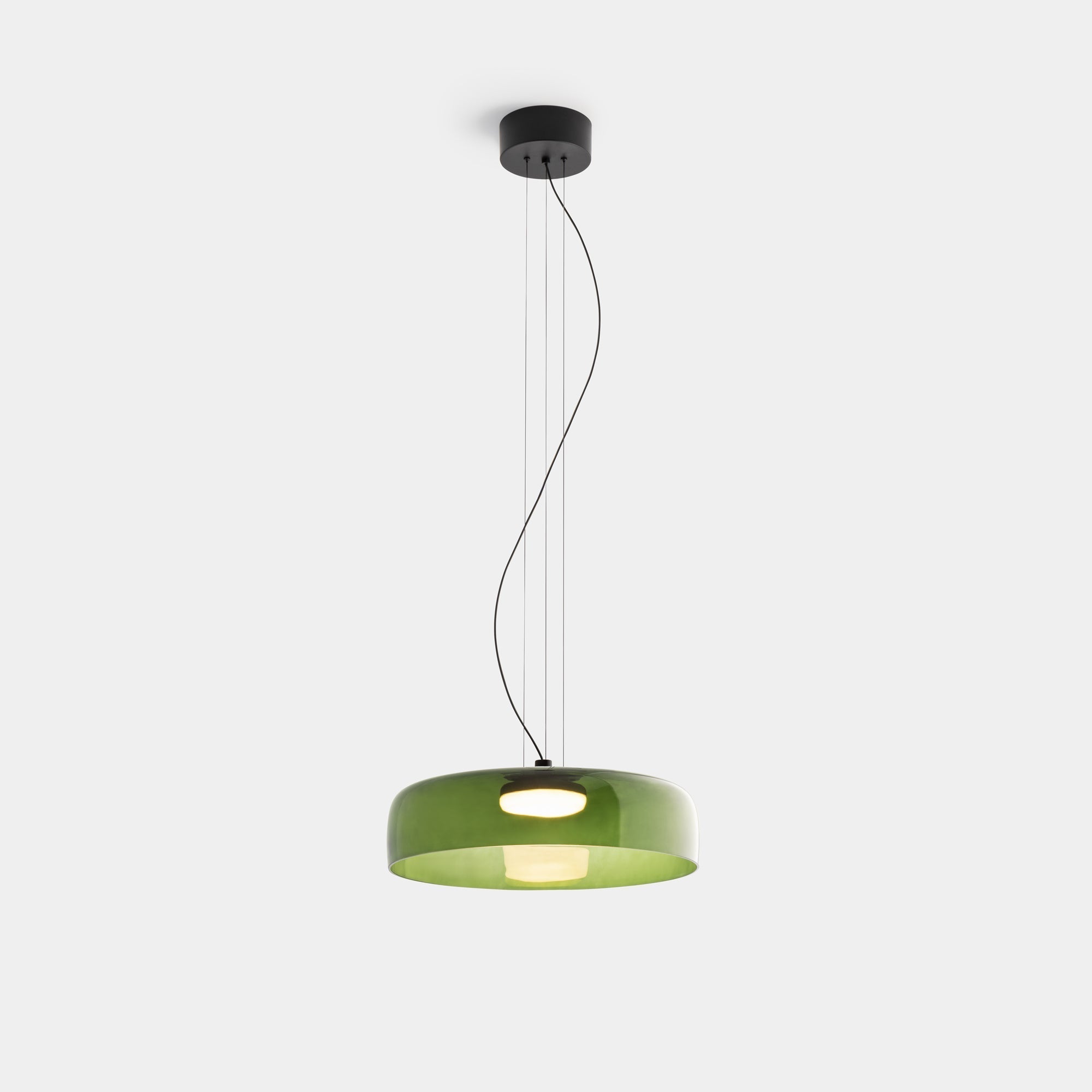 Aureon | Lampa wisząca z barwionego szkła