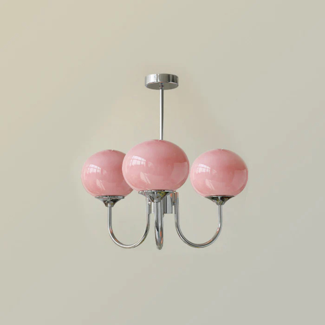Aris | Designerska lampa wisząca z żyrandolem