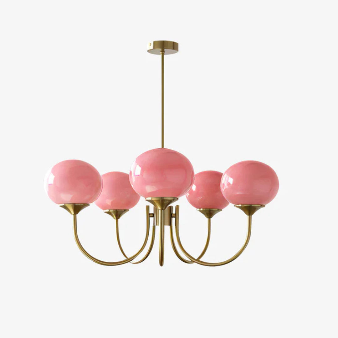 Aris | Designerska lampa wisząca z żyrandolem
