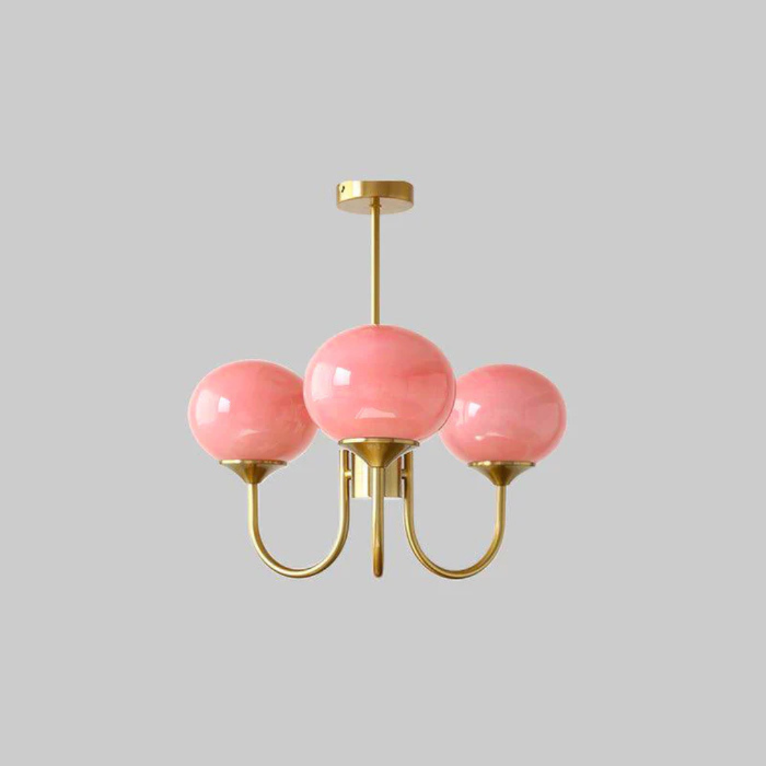 Aris | Designerska lampa wisząca z żyrandolem