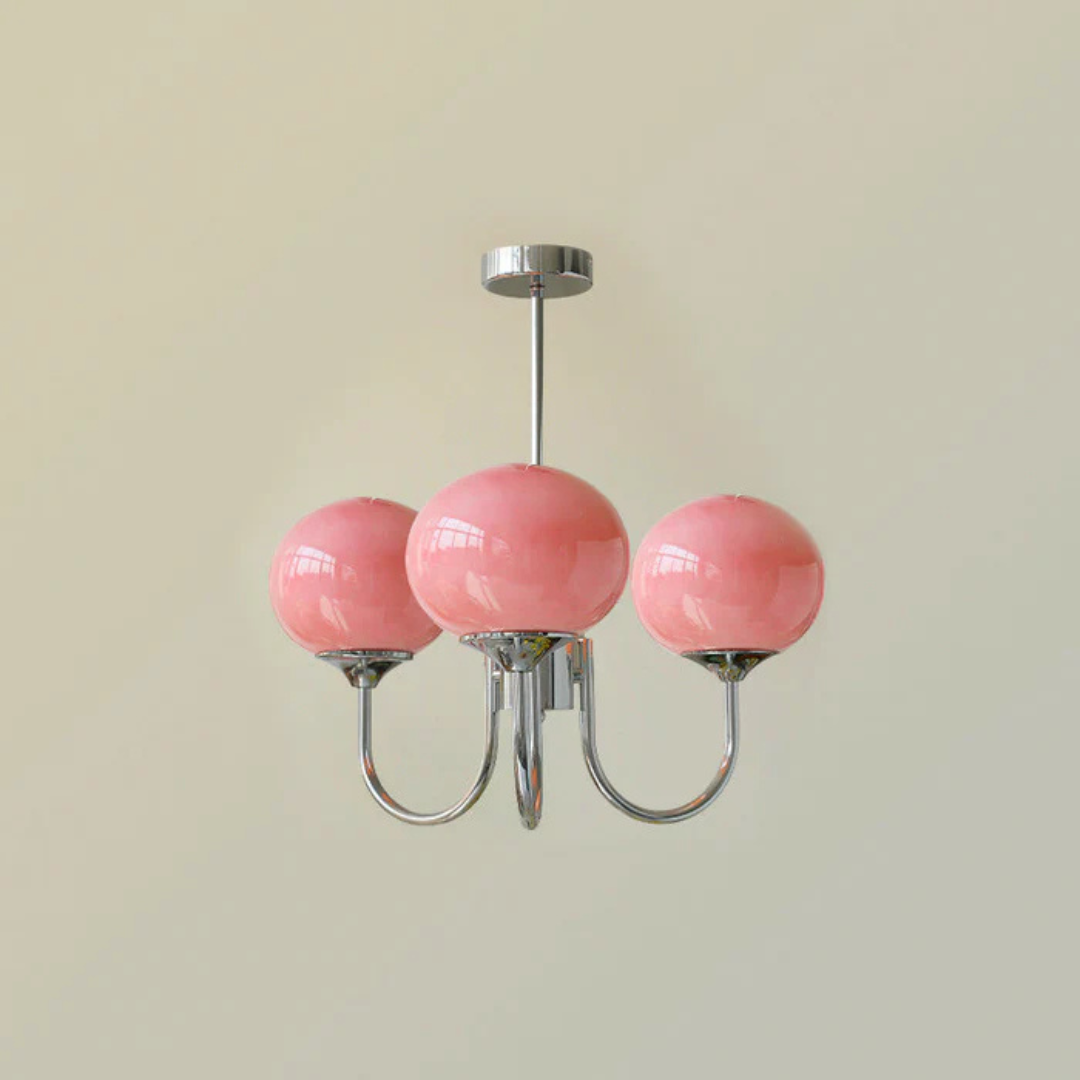 Aris | Designerska lampa wisząca z żyrandolem