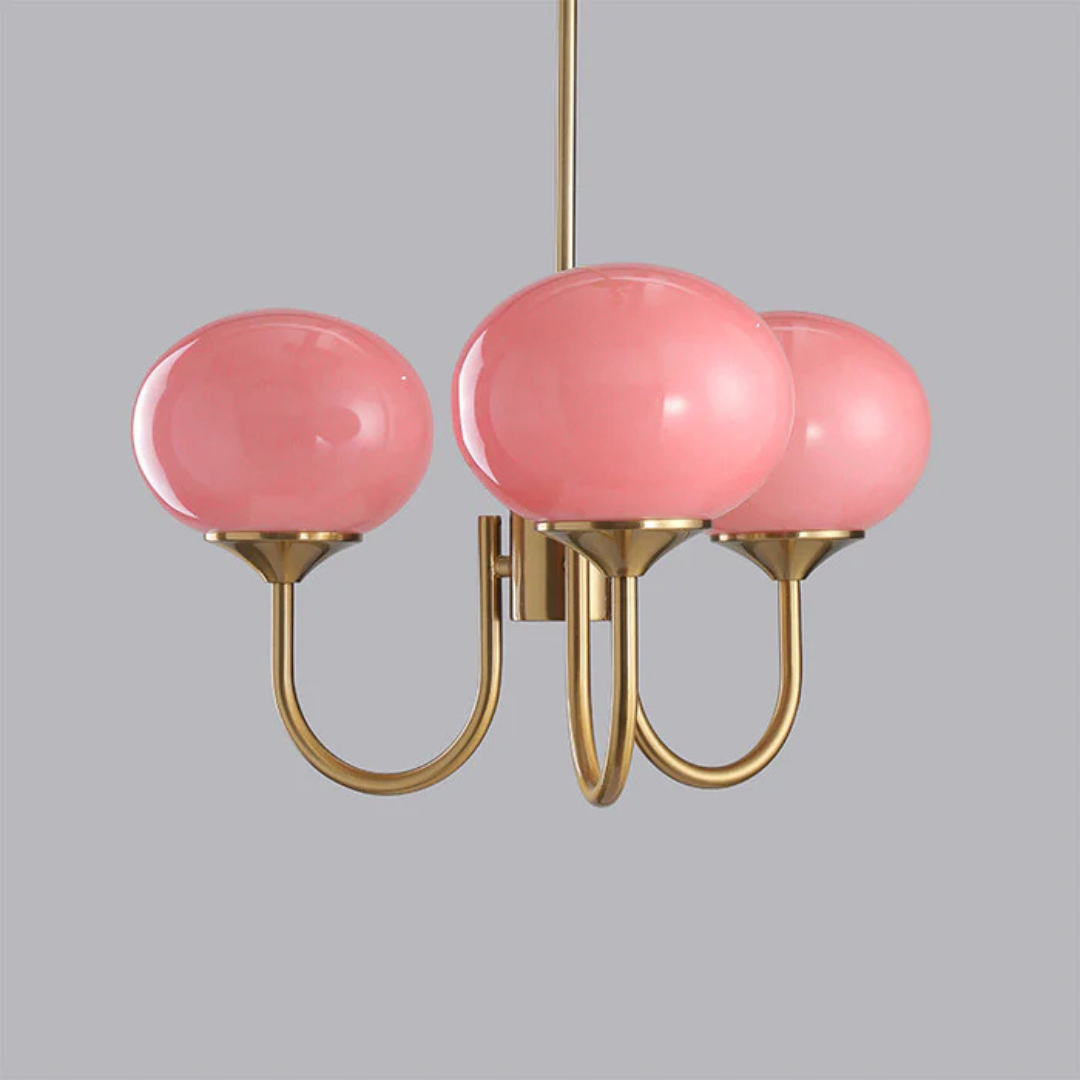 Aris | Designerska lampa wisząca z żyrandolem