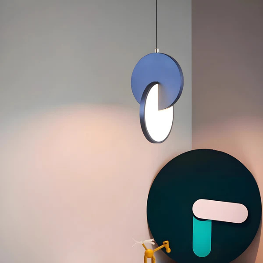 Lampa sufitowa | Skandynawski styl okrągły wiszący