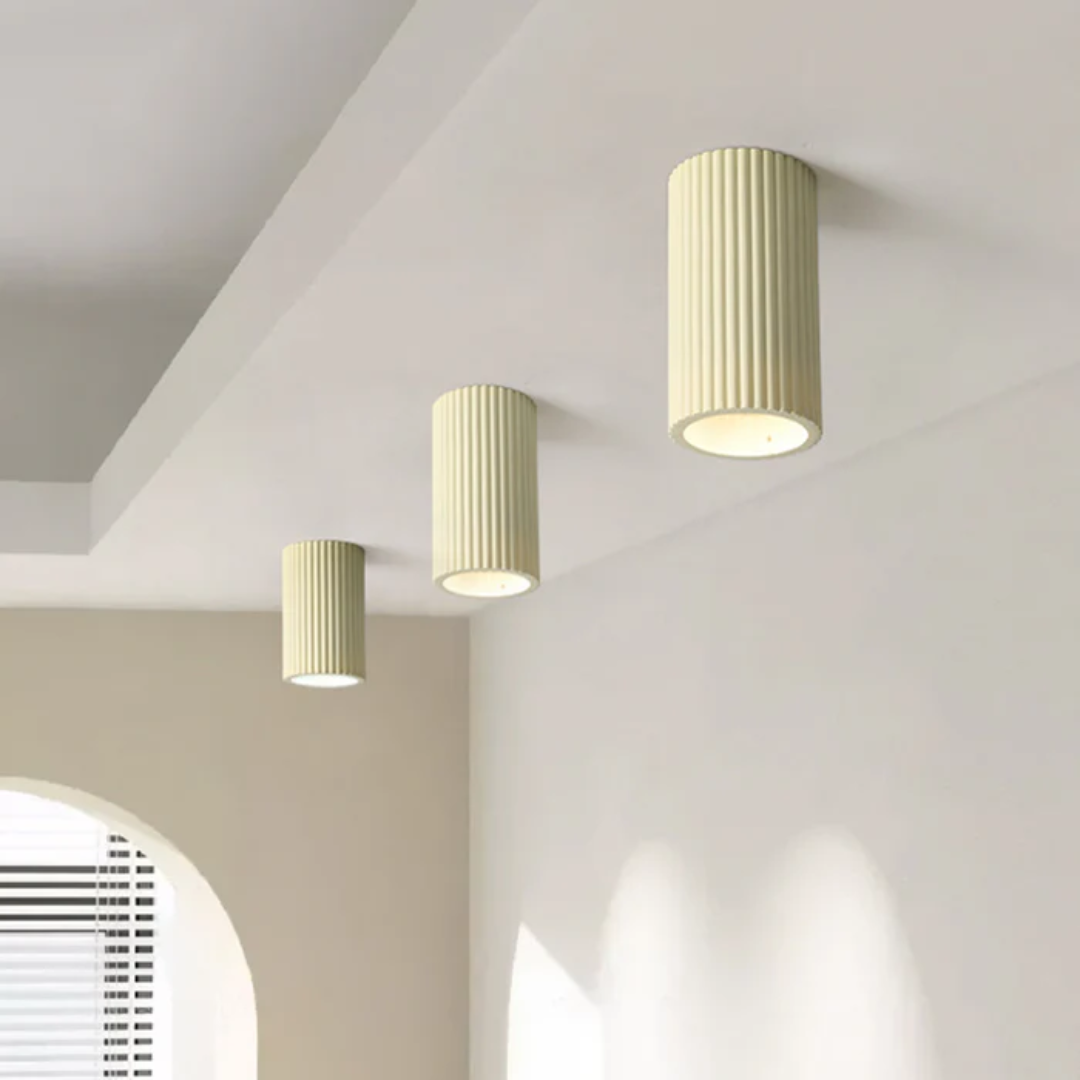 Nira | Minimalistyczna lampa sufitowa z żywicy