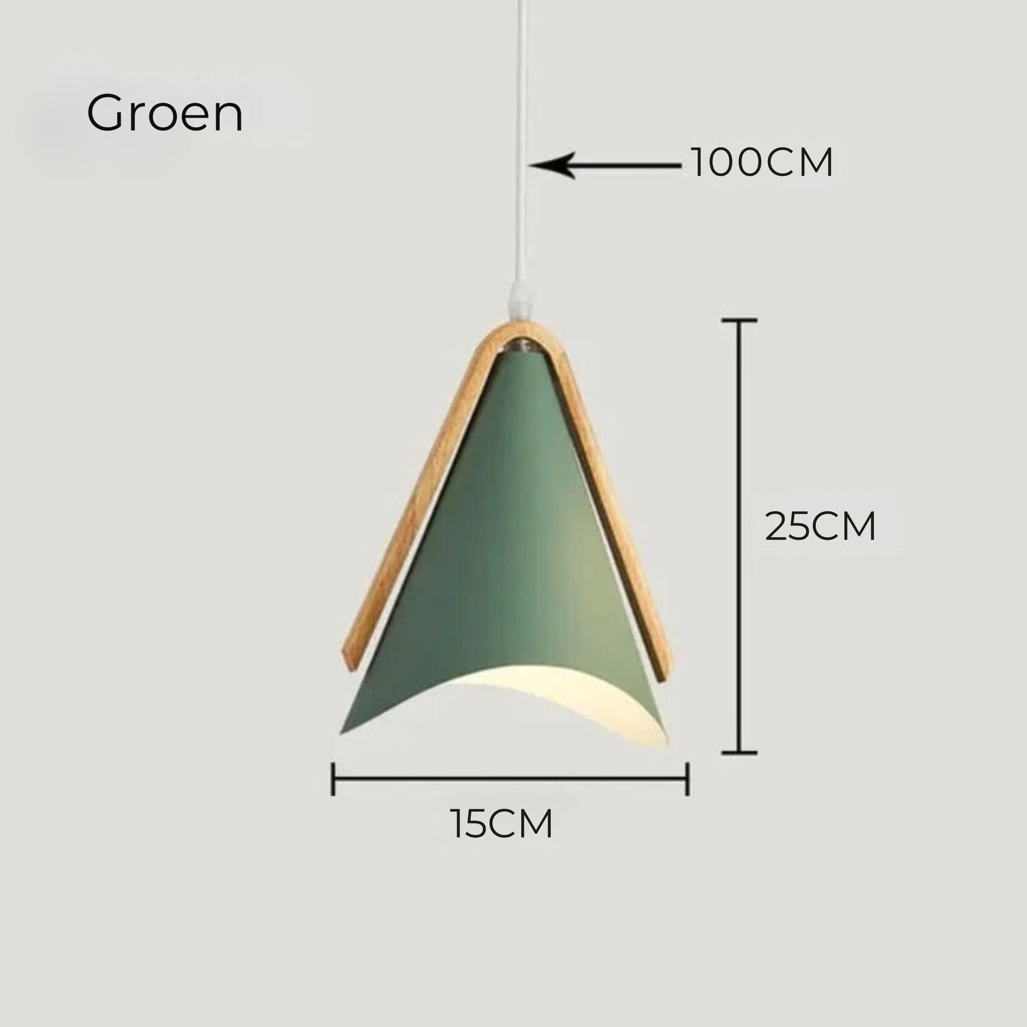 Teyra | Lampa wisząca w drewnianej ramie