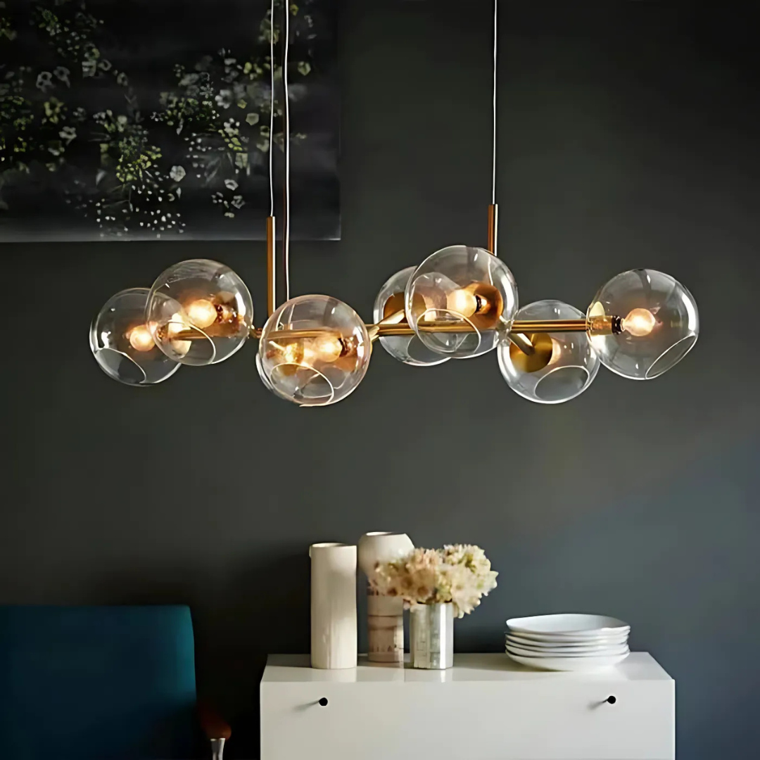 Clyra | Lampa sufitowa z szklaną kulą