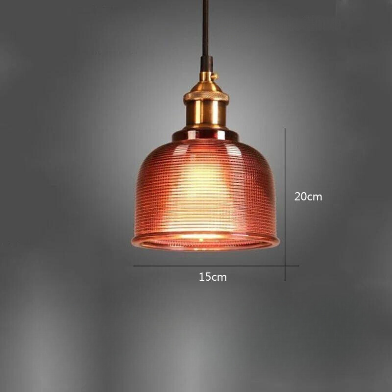 Ambera | Lampa wisząca o strukturze szklanej