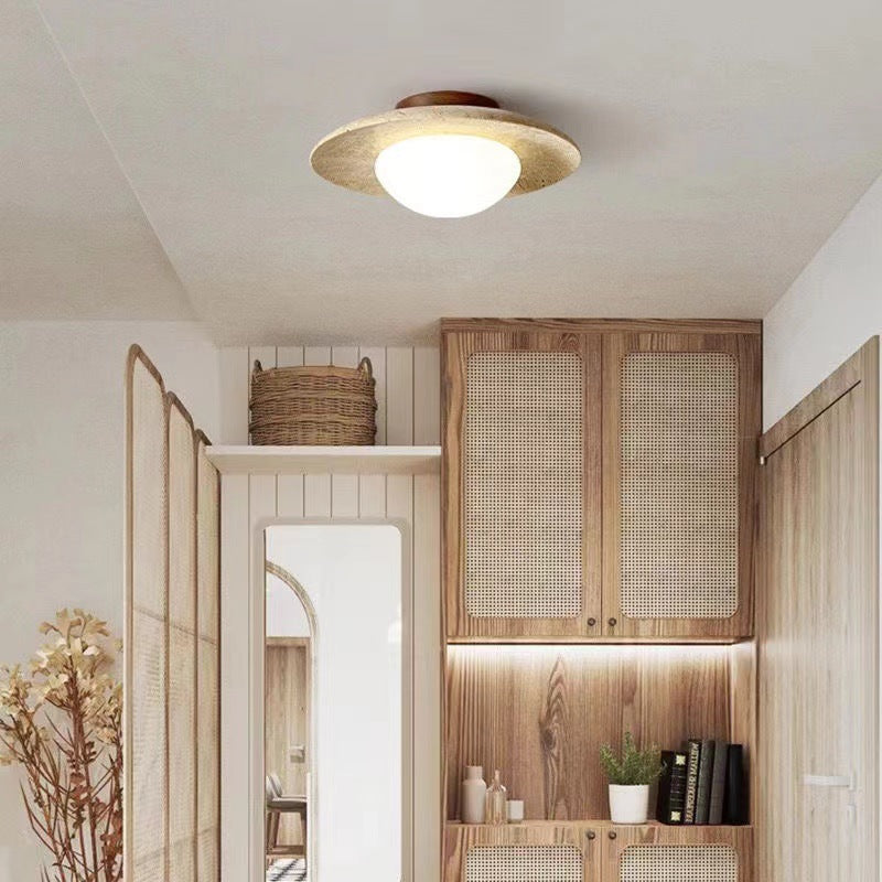 Marvello – lampa sufitowa imitująca kamień