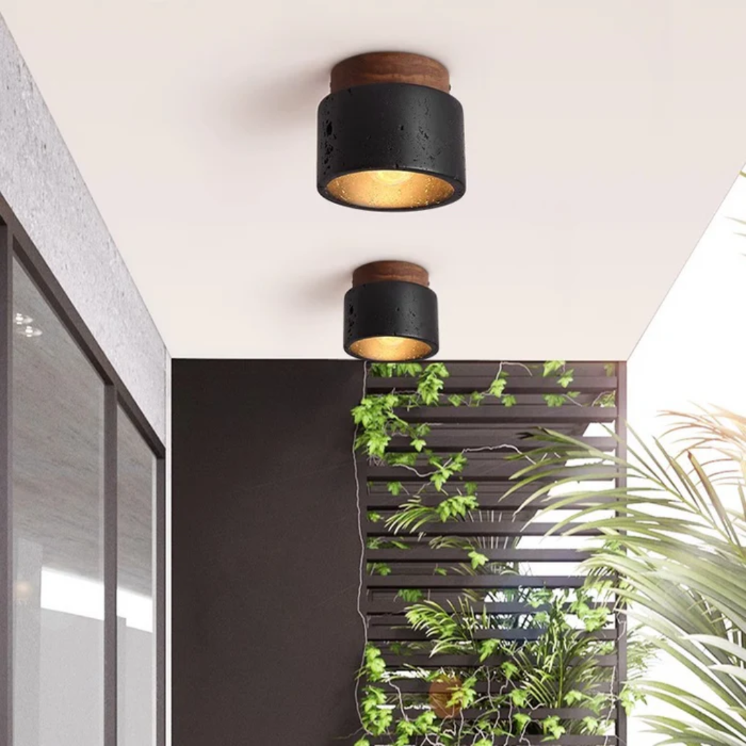 Auri | Lampa sufitowa o wyglądzie kamienia