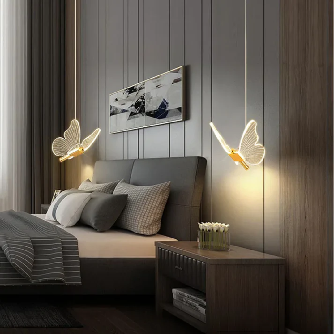 Motyw motyla | Lampa wisząca do salonu
