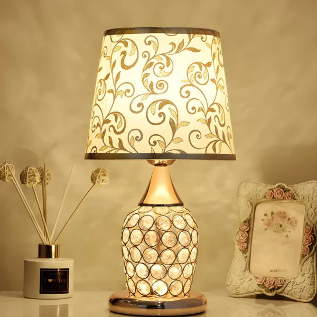 Lampa stołowa LED | Crystal Glow do wnętrz