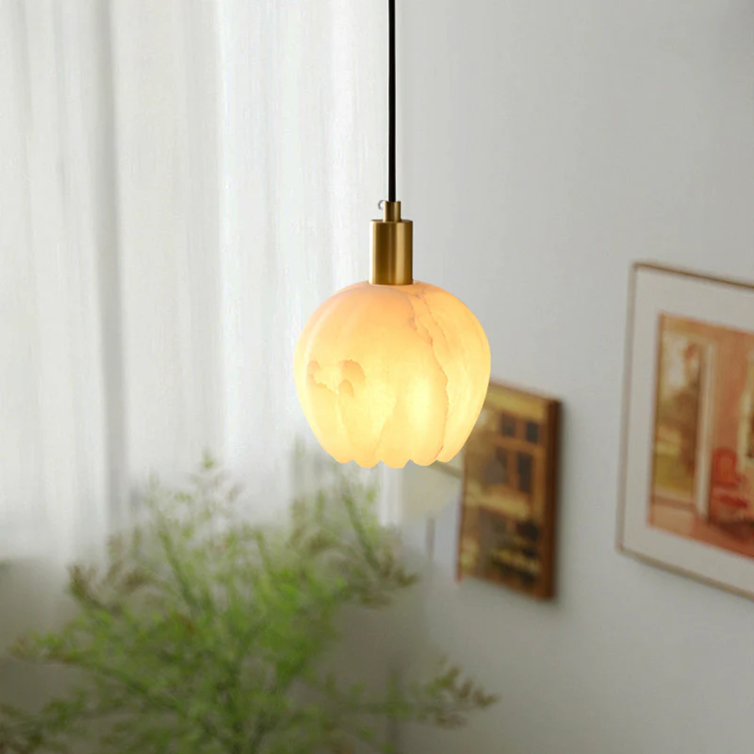 Alba | Lampa wisząca alabastrowa