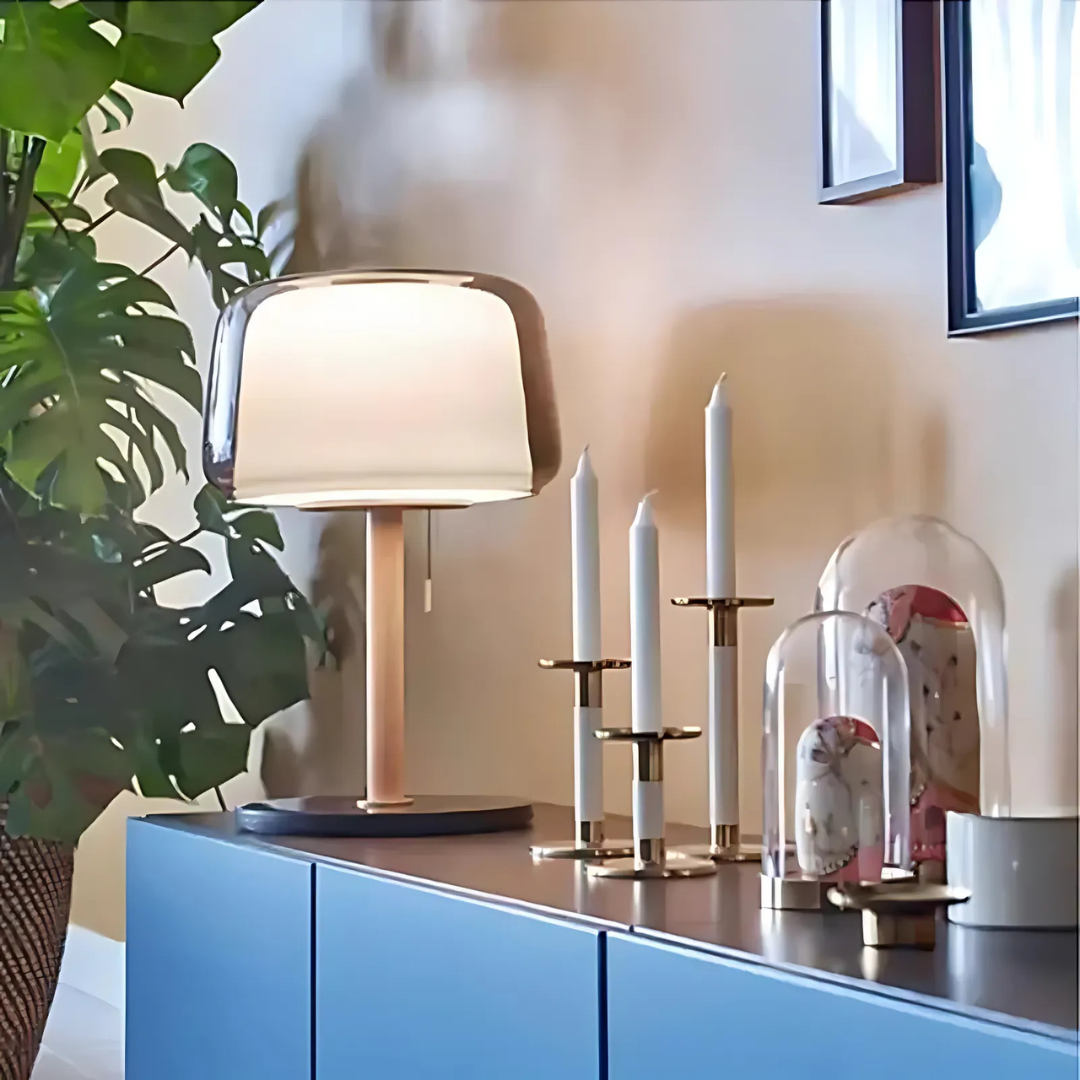 Elaris – szklana lampa stołowa