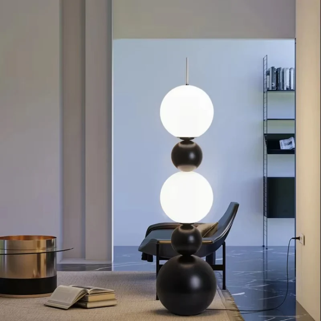 Orviana | Lampa podłogowa o kształcie kulistym