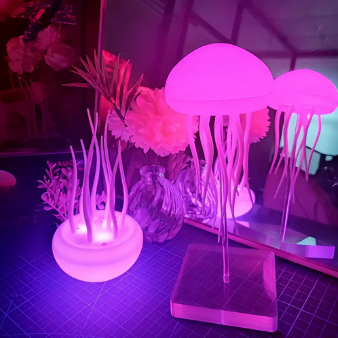 Kolorowa lampa stołowa | Lampka nocna LED