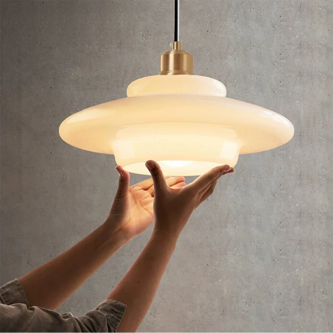 Lampa wisząca szklana | Lampa sufitowa do kuchni i salonu