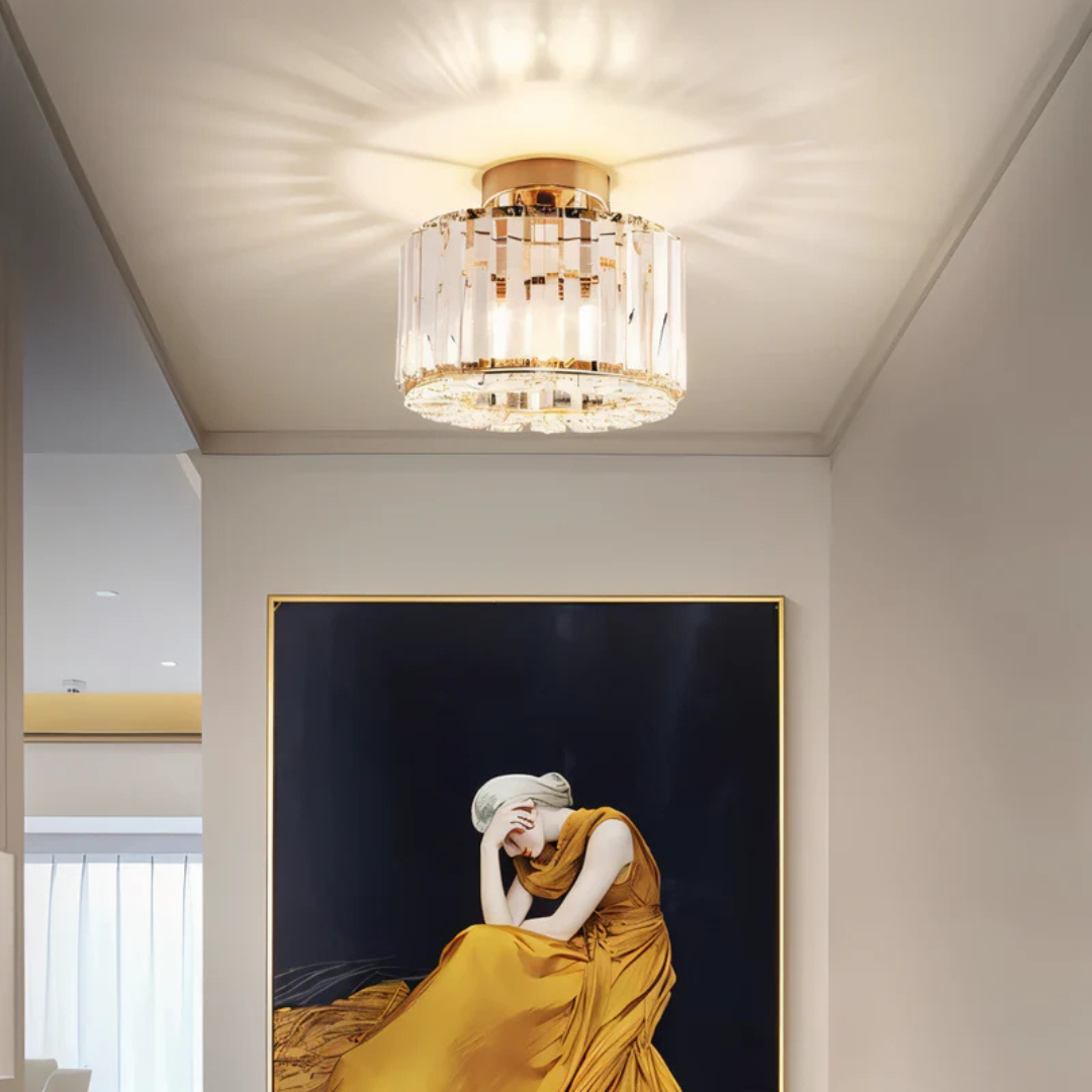 Eloria | Lampy sufitowe LED z kryształowym wykończeniem
