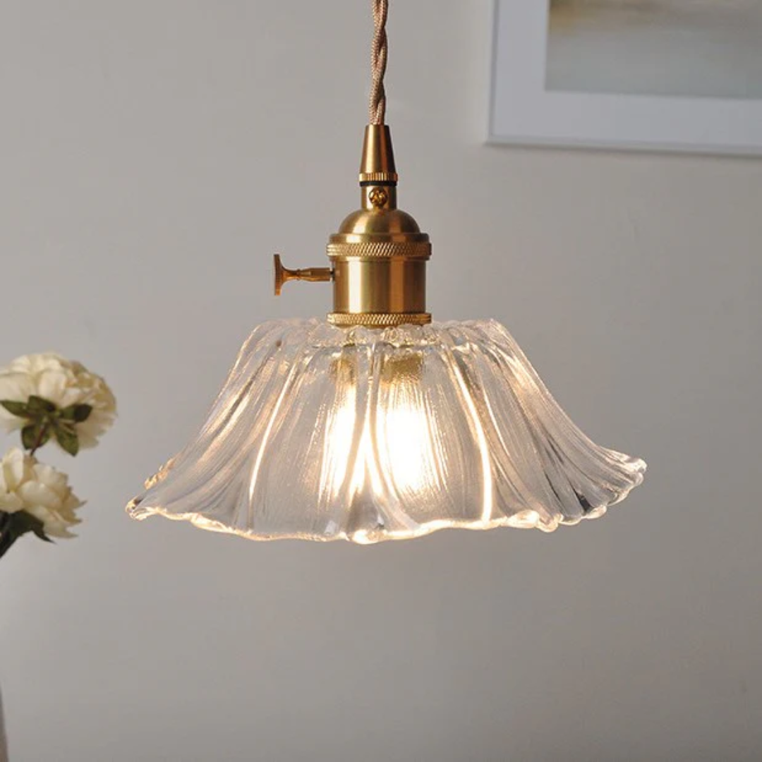 Lotus | Lampa wisząca ze szkła