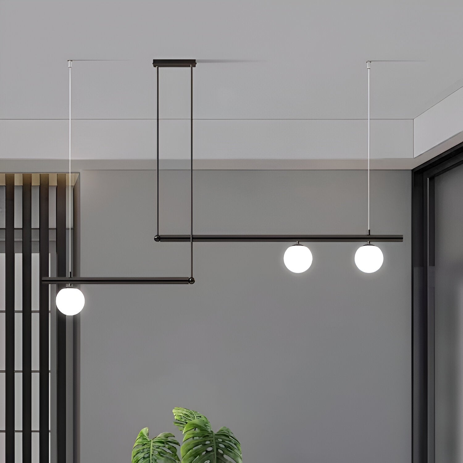 Lana | Nordic Linear Lampa wisząca do stołu jadalnego