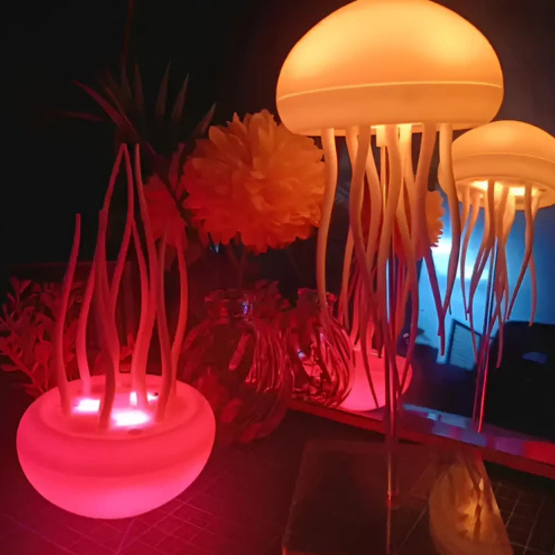 Kolorowa lampa stołowa | Lampka nocna LED