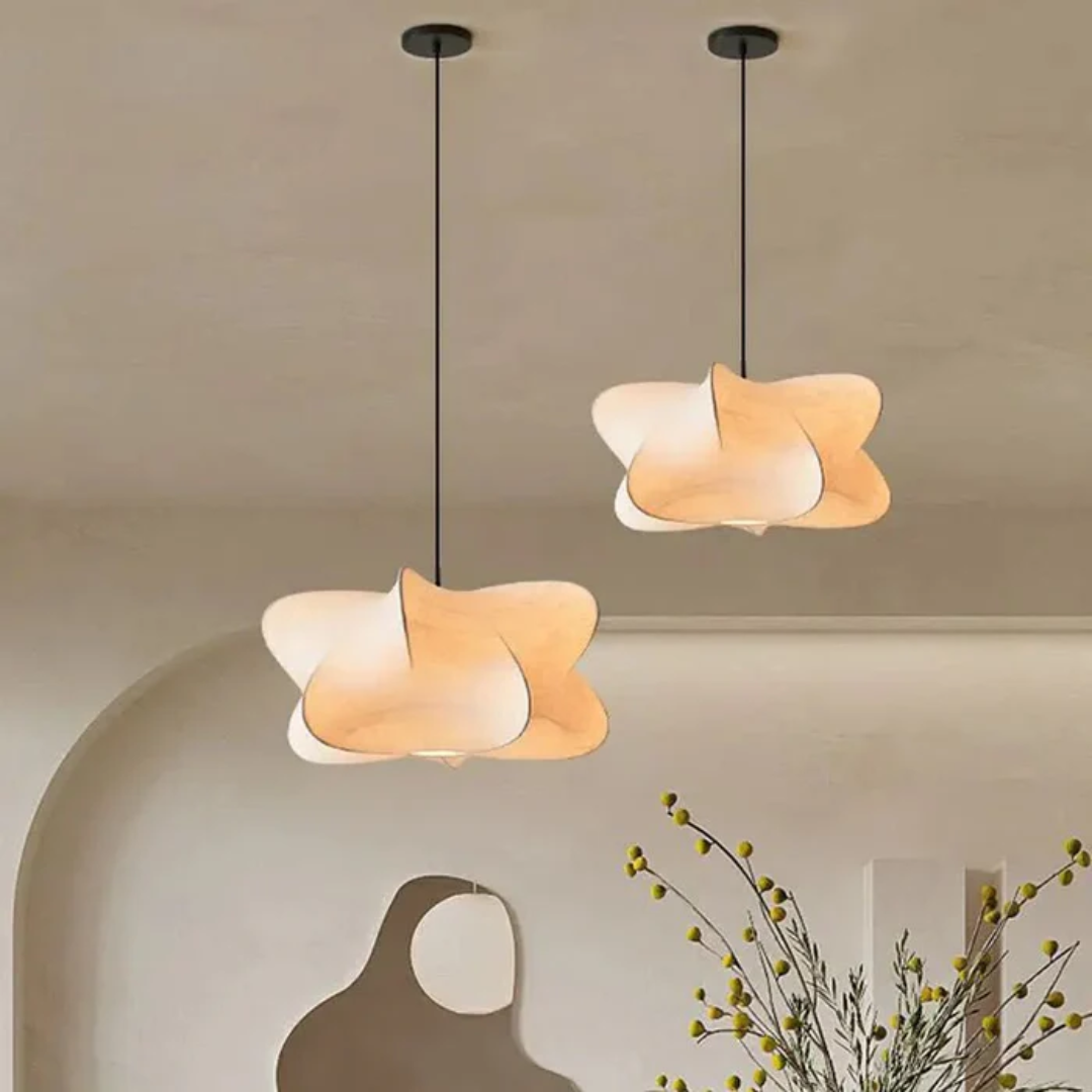 Hikari | Japońska lampa wisząca Wabi-Sabi