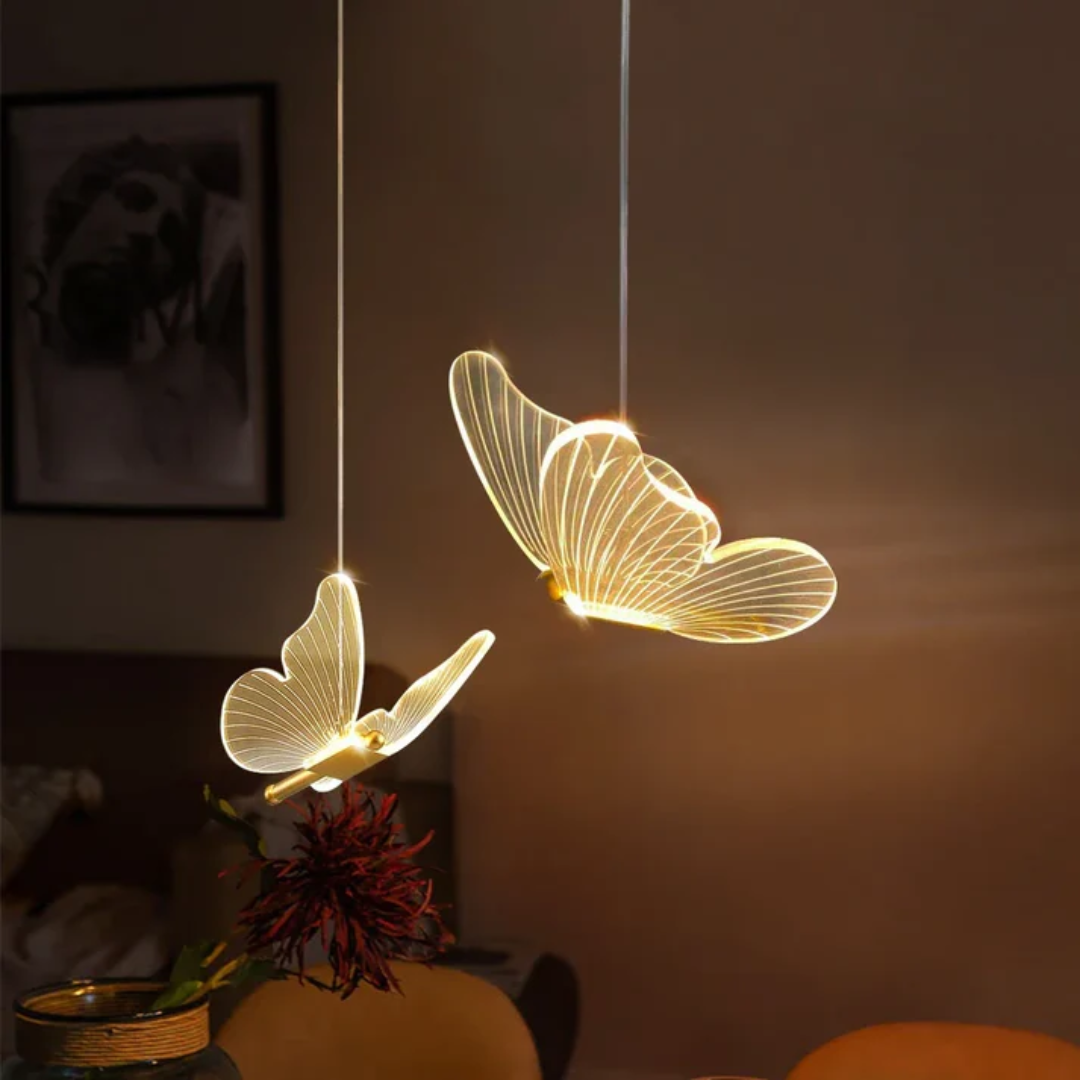 Motyw motyla | Lampa wisząca do salonu