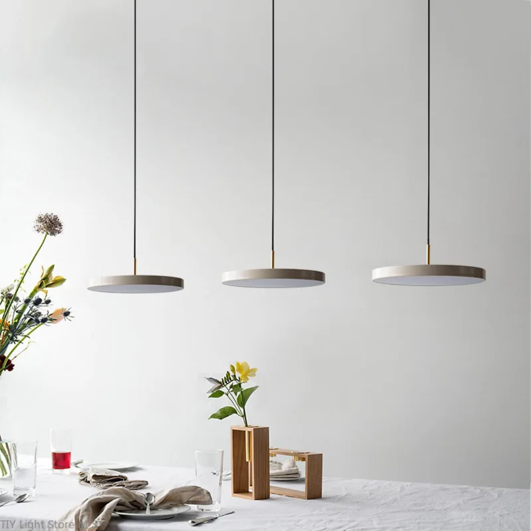 Okrągła Lampa Wisząca | Światło do Salonu