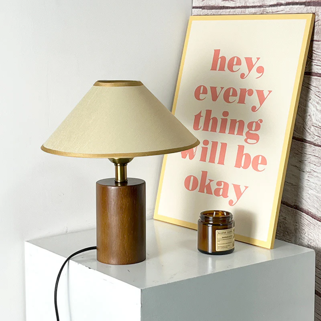 Mina | Lampa stołowa retro w stylu koreańskim
