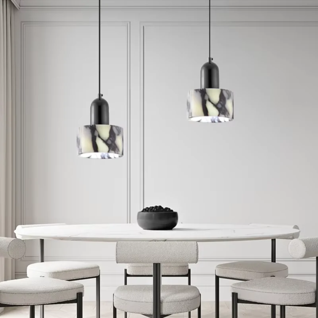 Projekt marmuru | Lampa wisząca do salonu
