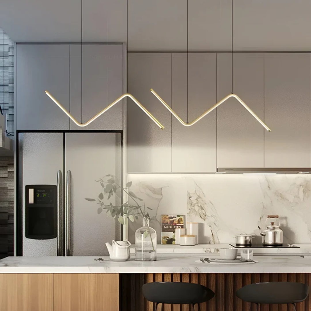 Lampa wisząca LED | Trójkątna lampa do domu
