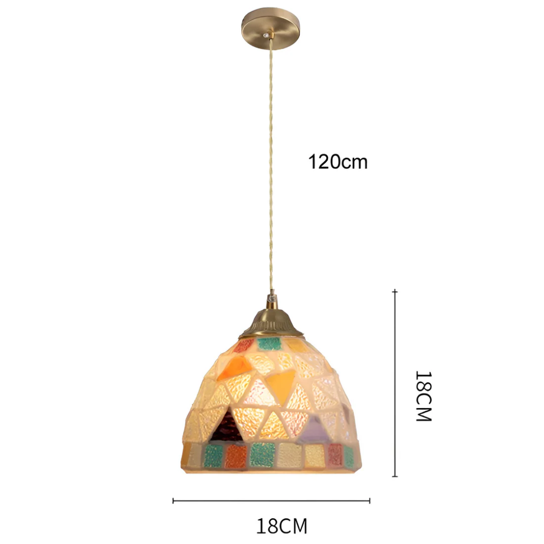 Vetrina | Artystyczna mozaikowa lampa wisząca