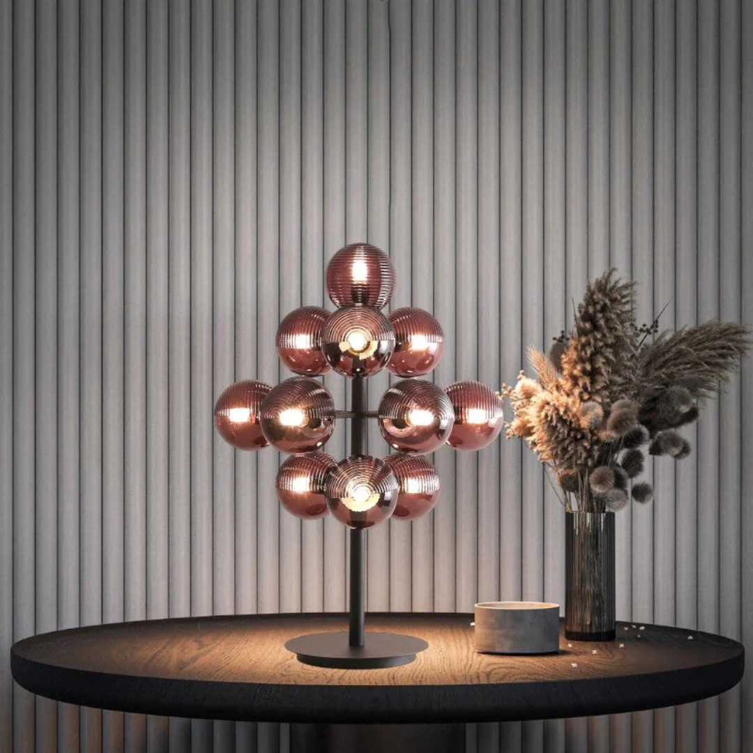 Lampa stołowa szklana | Oświetlenie salonu